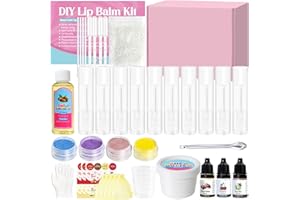 ‎VEZERD Lipgloss Selber Machen, Vezerd Lippenbalsam Making Kit, Mädchen Kreative Basteln Erwachsene Lip Gloss Lippenstift DIY Herstellungsset Set, Lustiges Make Up Mädchen Geschenk Für Frauen/Damen