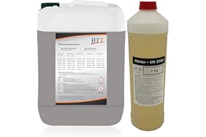 BTT-BESCHICHTUNGSTECHNIK BTT-EVM Elektrovergussmasse RAL 7036 Platingrau (1500g) auf 2K Epoxidharz Basis, IP68 bis 1000 Volt