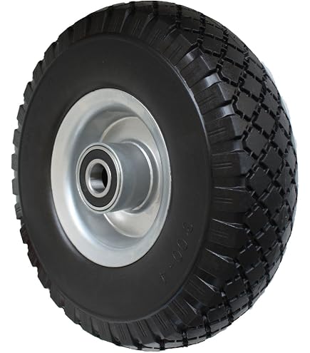 Luftrad 260x85 Mm Mit Kunststofffelge – Tragkraft 150 Kg, Bohrung 25 Mm, Blockprofil, Für Sackkarren & Bollerwagen