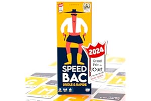ATM Gaming Speedbac - Jeu de soci&#xE9;t&#xE9; Famille et Amis - Parfait pour Mettre l&apos;ambiance - 2 &#xE0; 7 Joueurs - Grand Prix du Jouet 2024