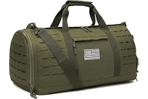 QT&QY 40L Wojskowy Taktyczna torba duffelowa dla mężczyzn Torba sportowa na siłownię Torebka fitness Torby duffelowe Podróż Torba treningowa z przegródką na buty weekendowa koszykówki piłkarskaTorba