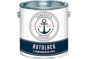 2K billack matt vit RAL 9010 täckfärg – hög täckförmåga – rostskyddande – reptålig och slagtålig (2,5 L) Hamburger Lack-Profi