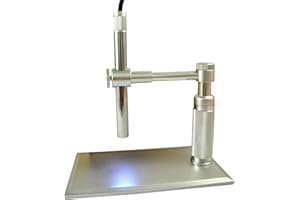 Opti-Tekscope Digital USB Microscope Camera- True High Definition Macro 200x Zoom Imaging (1600x1200) – Video – Advanced CMOS Sensor – with 8 LED (Windows, MAC, Linux OS)
