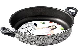 Home Salt N'Pepper Tegame in Alluminio, Rivestimento Antiaderente, 22 cm