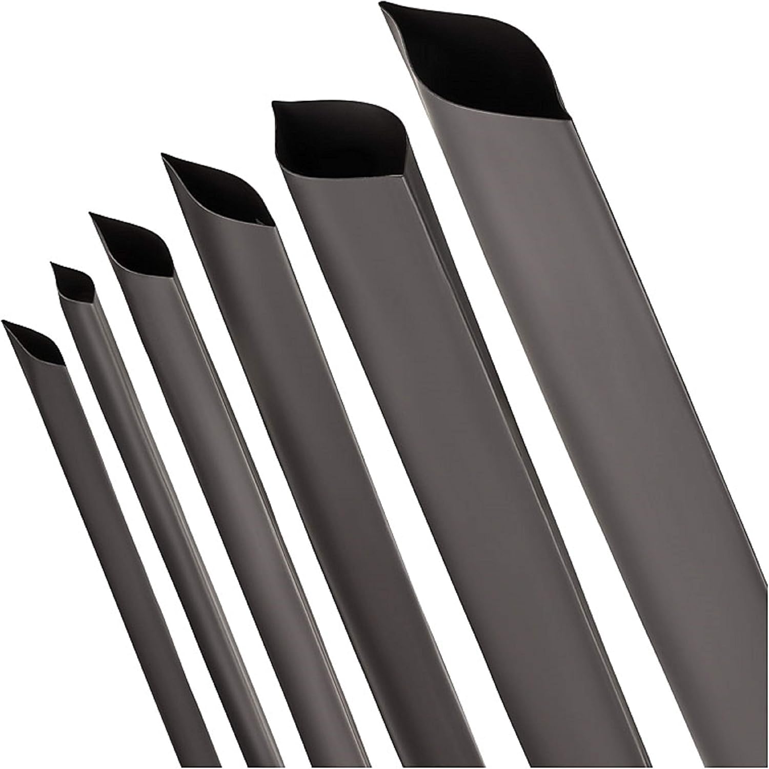 ISOLATECH Tubo Termorretráctil Ø2mm x 1m - Negro, Sin Adhesivo - Relación de Retracción 2:1 - Poliolefina - Resistente a UV y Sin Marcado - Por Metros para Aislar Cables y Conexiones Soldadas