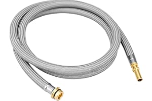 OPHJERG 88624000 - Manguera de repuesto para grifo de cocina Hansgrohe, manguera de fregadero de cocina extraíble de 59 pulgadas, piezas de grifo de cocina 95507000 95506000 manguera de pulverización