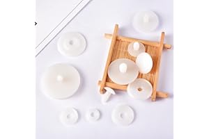 Fictory Giunti per Bambole,Bambole Articolazioni in plastica, 120 Pezzi per Giunti per Bambole Accessori per Scheletro in plastica per Giocattoli Orsacchiotto Che Fanno Artigianato Fai-da-Te