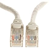 amazon basics Hama299068 Rj45 Cat-5E Ethernet Patch/LAN Cable for Router (14 Feet/4.26 Meters,White)