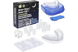 PUO 12 Pack Anti Snoring Devices, Snoring Solution Sleep Improvement, Snore Stopper for Comfortable and Quieter Sleep, Silicone Nose Clip Stop Snoring, Effective to Relieve Snoring