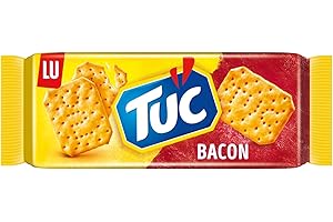 ‎TUC TUC Bacon – Knusprige Cracker mit Bacon-Geschmack – 100g