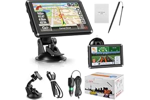 VEXNOOK 5 Inch GPS Navigator Sat Nav - 2025 Latest UK Map Sat Navs for Cars, Trucks and Buses,HD TFT Touch Screen HGV Satnav, Voice Turn Directions, Postcode Search, Lifetime Free Updates