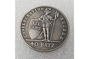 YunBest 1812 Pièces suisses Anciennes Non circulées – Pièce commémorative Suisse Suisse – Découvrez l'histoire des pièces BestShop