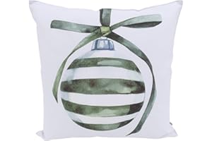 CB Home & Style Outdoor Garten Kissen Wasserabweisend 45 x 45 cm Weihnachten Winter (Weihnachtskugel)