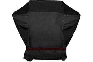 Abdeckhaube Grillabdeckung für Gasgrills Chicago 3+4 Brenner, Cubiq Pro 3 KR Turbo, Grill Abdeckhaube Wetterfest Wetterschutzhülle Zubehör für Weber, Taino Gasgrill, Abdeckplane, UV-beständig, 600D