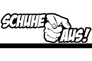 myrockshirt Schuhe aus 25 cm Finger Aufkleber für Scheibe, Lack, Hochleistungsfolie, UV& Waschanlagenfest`+ Bonus Testaufkleber Estrellina-Glückstern, waschanlagenfest,Profi Qu