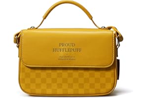 Half Moon Bay Unisex Harry Potter Umhängetasche – Stolze Hufflepuff House Pride – Schultasche Tasche, Gelb