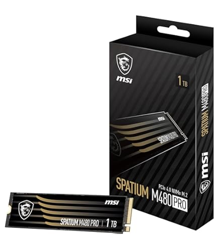 MSI Spatium M371 NVMe M.2 Internal Solid State Drive PCIe 3x4 NVMe