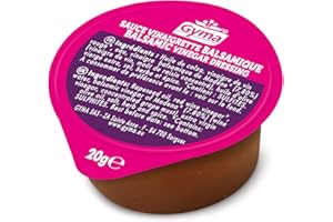 Gyma Coupelles Individuelles de Vinaigrette au Vinaigre Balsamique, 168 Pièces