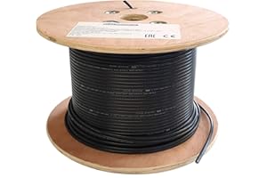 CALORIQUE CAORIQUE LTC - Cavo riscaldante autoregolante 16 W/m - protezione da danni causati dal gelo nelle grondaie e in ambienti esterni, con riscaldamento tubolare, funzionamento senza gelo dei moduli PV