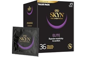 ‎SKYN SKYN LifeStyles Elite Kondome, synthetisches Polyisopren-Kondome, latexfrei, 36 Stück (Verpackung kann variieren)