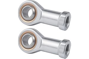 NAKUPENDA 2 Stück Gelenkkopf Gelenkkopflager Gelenklager Innengewinde Rechtsgewinde Selbst-schmierend Gelenkkopf für Sphärische Gleitstangenenden (M20)