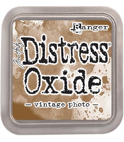 Tampon Encreur Distress Tim Holtz Lumberjack Plaid - Motif Carreaux De Bûcheron, 7.5 X 7.5 Cm