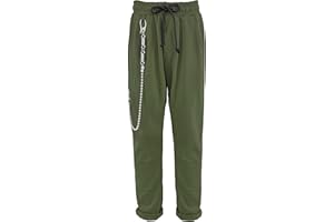 LAPHILO Pantaloni da Bambini e Ragazzi Morbido con Tasche e Catena Casual Eleganti Coulisse Elastico in Vita Vari Colori cod.6070