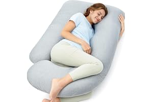 momcozy Graviditetskudde U-formad Refreskerande Lateral Ergonomisk 145cm