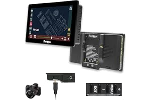 Portkeys LH5P II Monitor de Control de cámara Monitor|Pantalla táctil|Marco metálico|Bluetooth|1700 Nit|5,5"|Versión Mejorada