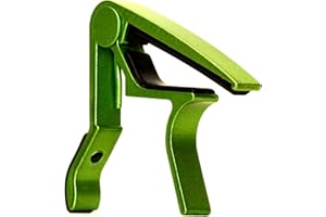 Elagon (ST-GR) capodastre vert métalisé à dégagement rapide pour toute guitare électrique et guitare acoustique. Le capodastre standard et fiable qui ne vous fera pas défaut!