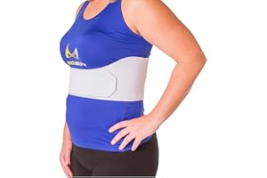 BraceAbility Rib Injury Binder Belt | Women's Rib Cage Protector Wrap for Sore or Bruised Ribs Support, Sternum Injuries (Female - Fits 34-60 Chest)