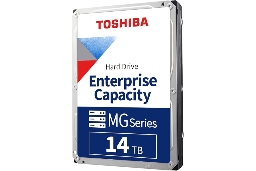 Toshiba MG07ACA14TE Festplatte (14 TB, SATA 512e, 256 MB Cache, 7.200 U/min, 8,9 cm (3,5 Zoll), SATA 6,0 Gb/s, Enterprise-Festplatte