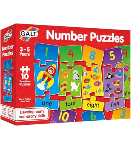 Orchard Toys 'Match And Count' Puzzle – Zahlen 1–20, 20 Zweiteilige Puzzles, Lernspiel Ab 3 Jahre