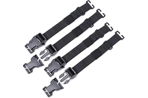 COZERI Lot de 4 sangles de hanche Molle - Accessoires tactiques - Bretelles de sac à dos Molle portables - Accessoires polyvalents pour les activités de plein air comme le camping, la randonnée et