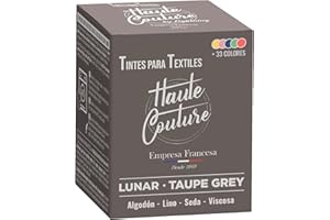 HAUTE COUTURE - Tinte para Ropa y Textil Marrón - 350g - Marrón Topo - Tinte Textil Todo en uno - Listo Para Teñir Ropa y Tejidos