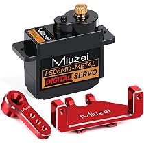 MG-92B Digital Servo 13,8g 3,5kg Drehmoment Metallgetriebe - 2 Stück Für RC Flugzeug Hubschrauber Auto Boot Roboter