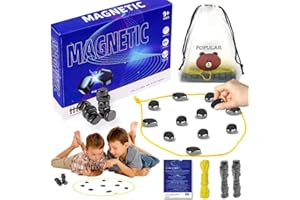 ZZRSYJ Jeu d'Échecs Magnétique,Magnetic Chess Game,Magnetic Chess Set,Jeu Magnétique De Table,Magnet Board Chess Game,Jeu De Plateau en Pierre Magnétique pour Les Réunions De Famille Et Les Voyages (D)