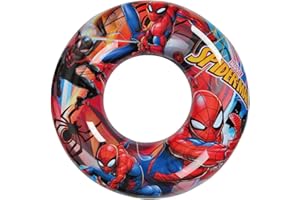 Spiderman-Schwimmring, Wopin-Spiderman-Pool, aufblasbarer Wasserring, aufblasbarer kreativer Baby-Schwimmring, PVC-Rettungsring (70 cm)