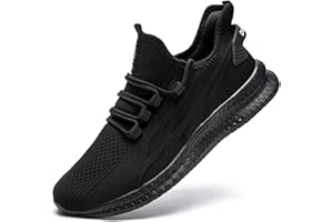 JUEQIBAA Mens Trainers Running Shoes Lightweight Walking Sneaker Fitness Gym Sports Jogging Tennis Shoes