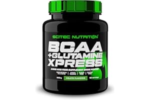 Scitec Nutrition BCAA + Glutamine Xpress, Drink Powder with branched-Chain Amino acids, with glutamine and Taurine, Sugar- and Gluten-Free, 600 g, Mojito