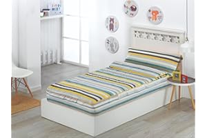 DHESTIA HOME - Saco Nórdico Ajustable con Cremallera Cama 90 y Cama 105 Modelo Bari Color Único Talla Cama 105