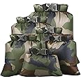 Excefore 6 Pack Waterproof Dry Sacks, Lightweight Outdoor Dry Bags Ultimate Dry Bags for Kayaking Rafting Camping, Suitable for Camping, Climbing, Rafting (8L, 5L, 3.5L, 3L, 2.5L, 1.5L)