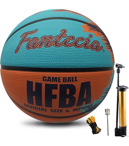 Pallone Da Basket Taglia 5 Palo Da Basket Regolabile - Da 170 A 215 Cm Con Palla E Pompa VIRTUFIT Tabellone Basket