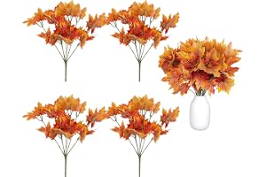 TENGWA Konstgjorda höstblommor höstdekoration 4 stycken höstbuketter konstgjord eukalyptus 30 cm höstdekoration lönnlöv hösts
