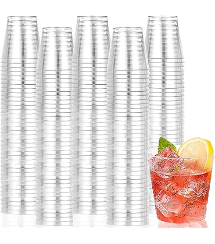 ZOMUIA Set Di 12 Bicchieri Da Cocktail In Acrilico A Coste – Infrangibili Per Champagne, Martini, Dessert – 283g
