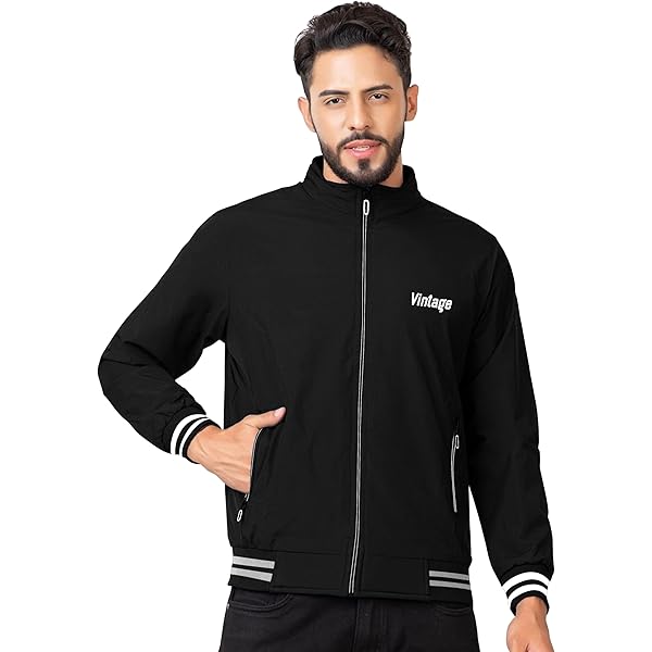 Buy SOBER SAINT Winter Wear Windcheater Jackets For Men | Solid