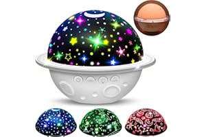 Wootoyz Babies Toys for 2-5 Year Olds Boys & Girls, Star Projector Night Light for Kids Age 1-10, Sensory Toys for Autism, Baby Lights Gifts