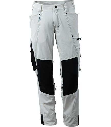Mascot Werkhose Lemberg, Dunkelanthrazit/Schwarz, Gr. 54 – Mit CORDURA®-Knietaschen, Handyfach & Werkzeugschlaufe
