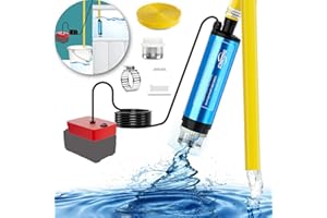 THAGBRCO 400 GPH Small Submersible Pump Compatible for Einhell 18V Li-Ion Battery,20V DC Portable Fluid Pump with 16ft Cable,Water Flow 30L/Min, Max Lift 10ft, 80W Transfer for Garden, Home(no Battery