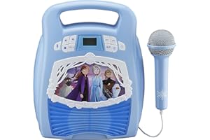 EKIDS- Karaoké Bluetooth Reine des Neige 2, FR-553